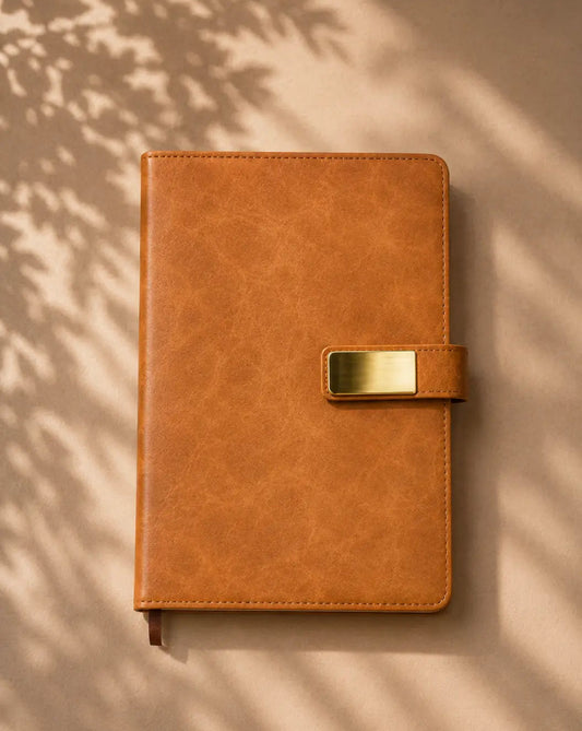 Perfect Bound Flap Lock Notebook Diary
