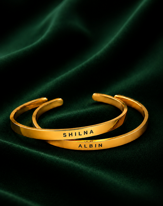 Personalised Classic Couple Bangle
