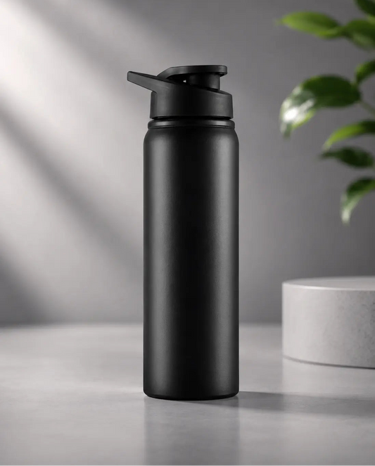 Stainless Steel Matte Black Bottle 500ml